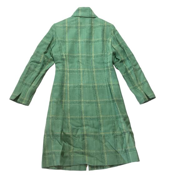 A Line Plaid Coat - Picture 8 of 8